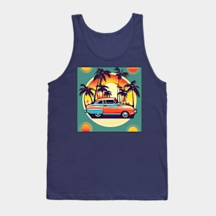 Car and tree Tank Top